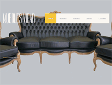 Tablet Screenshot of mueblesvicar.com